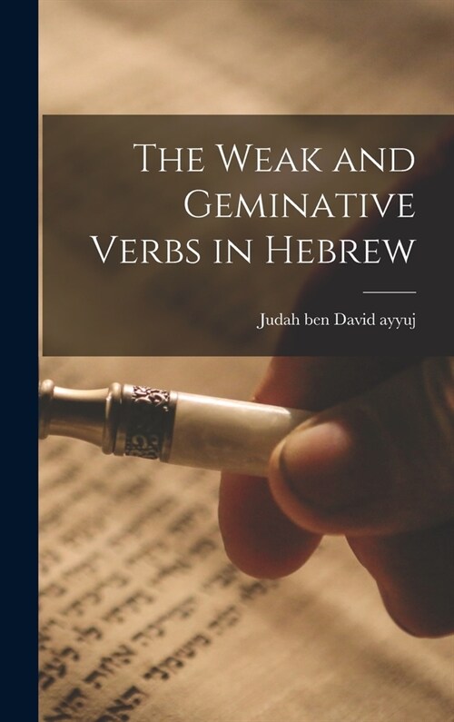 The Weak and Geminative Verbs in Hebrew (Hardcover)