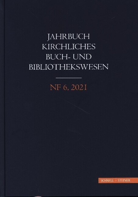 Jahrbuch Kirchliches Buch- Und Bibliothekswesen (Hardcover)
