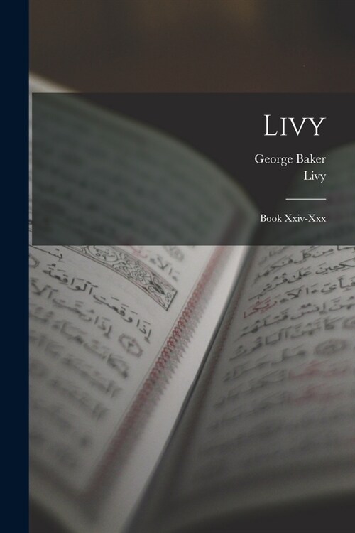 Livy: Book Xxiv-Xxx (Paperback)