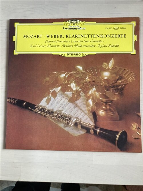 [중고] [LP] Mozart, Weber - Rafael Kubelik