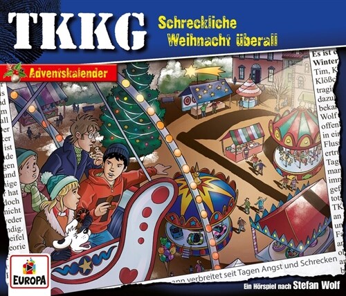 Ein Fall fur TKKG - Schreckliche Weihnacht uberall (Adventskalender), 2 Audio-CD (CD-Audio)