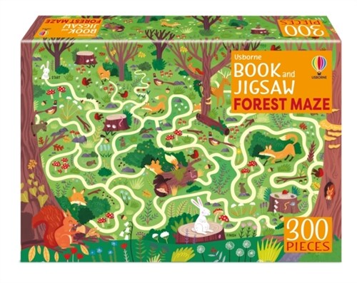 Usborne Book and Jigsaw Forest Maze (Paperback)