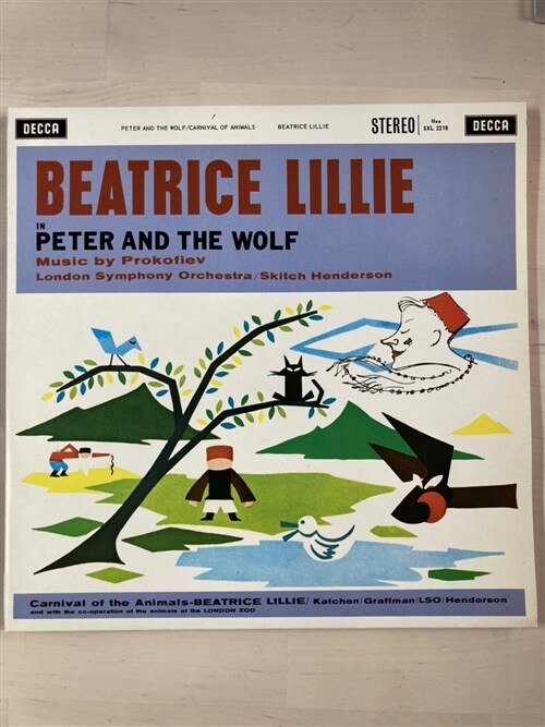 [중고] [LP] Prokofiev / Saint-Saëns : Beatrice Lillie - Peter And The Wolf / Carnival Of The Animals