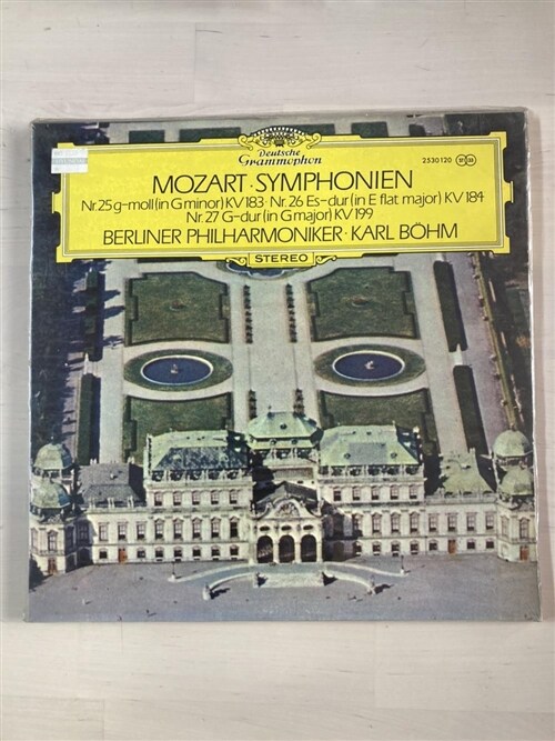[중고] [LP]KARL BOHM / BERLINER PHILHARMONIKER Mozart - Symphonien Nr.25 / Nr.26 / See original listing