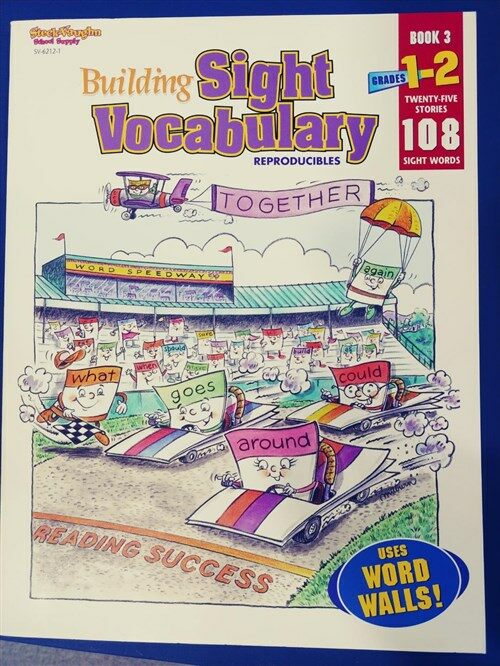 [중고] Steck-Vaughn Building Sight Vocabulary : Student Workbook Reproducibles Book 3 (Grades 1-2) (Paperback)