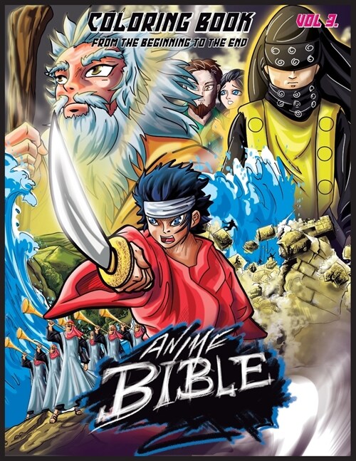 Anime Bible From The Beginning To The End Vol. 3: Coloring Book (Paperback)