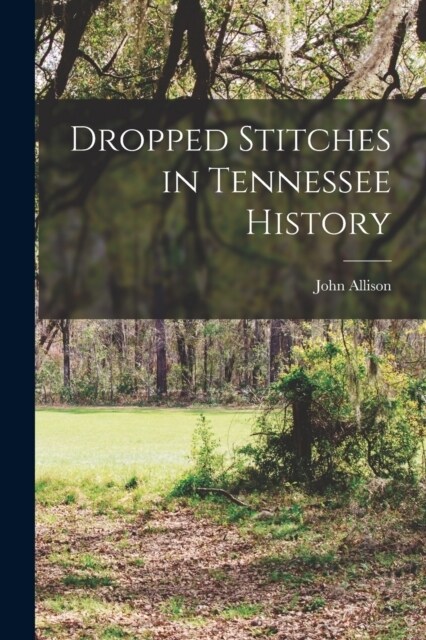Dropped Stitches in Tennessee History (Paperback)