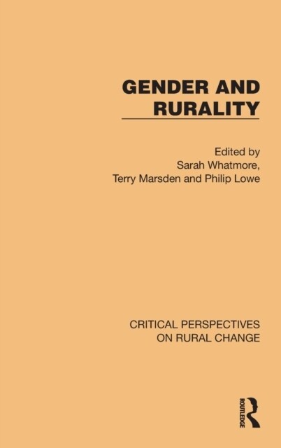 Gender and Rurality (Hardcover, 1)