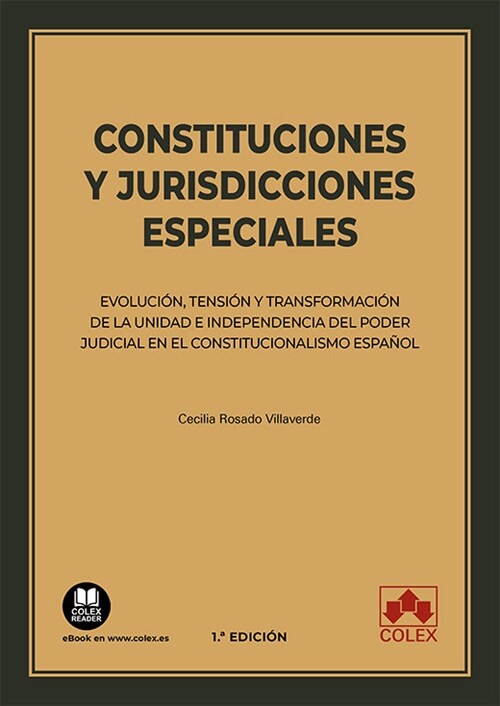 CONSTITUCIONES Y JURISDICCIONES ESPECIALES (Book)