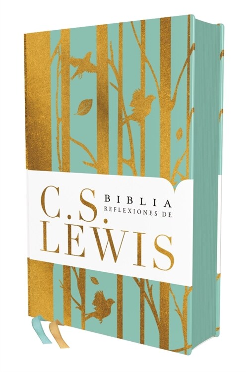 Rvr, Biblia Reflexiones de C. S. Lewis, Interior a DOS Colores, Tapa Dura, Turquesa, Comfort Print (Hardcover)