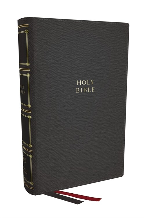 KJV Holy Bible: Compact Bible with 43,000 Center-Column Cross References, Gray Leathersoft, Red Letter, Comfort Print: King James Version (Imitation Leather)