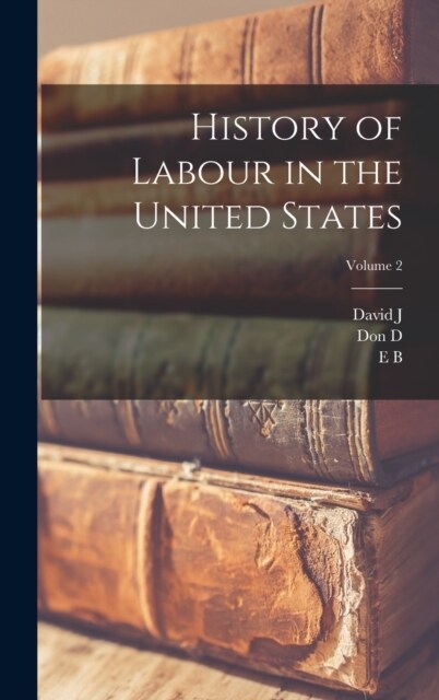 History of Labour in the United States; Volume 2 (Hardcover)