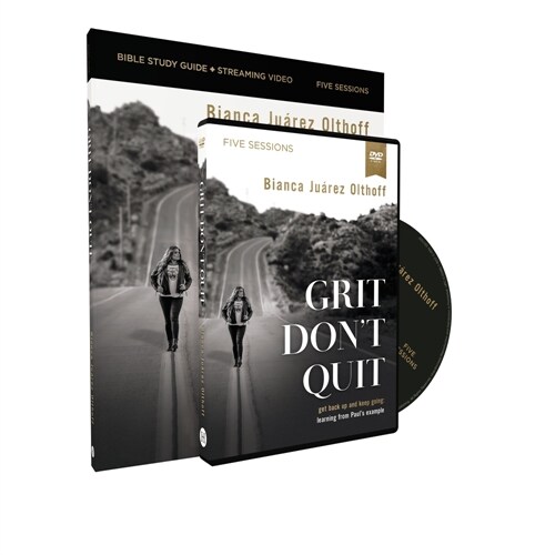 Grit Dont Quit Study Guide with DVD: Get Back Up and Keep Going - Learning from Pauls Example (Paperback)