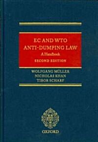 EC and WTO Anti-dumping Law : A Handbook (Hardcover, 2 Revised edition)