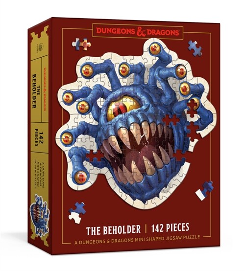 Dungeons & Dragons Mini Shaped Jigsaw Puzzle: The Beholder Edition: 142-Piece Collectible Puzzle for All Ages (Board Games)