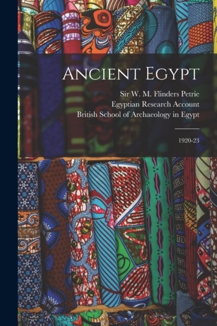 Ancient Egypt: 1920-23 (Paperback)