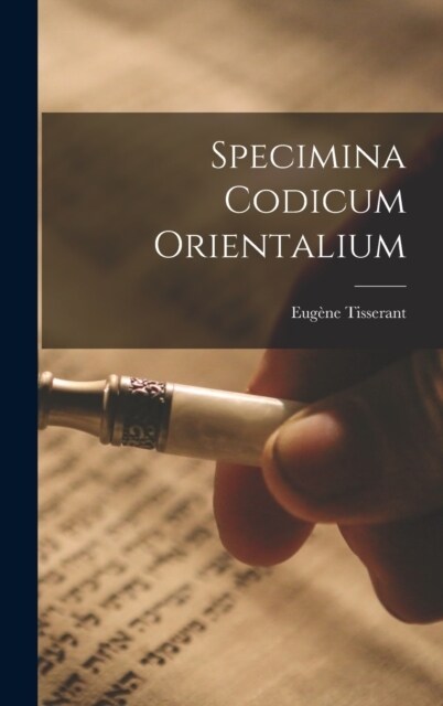 Specimina codicum orientalium (Hardcover)