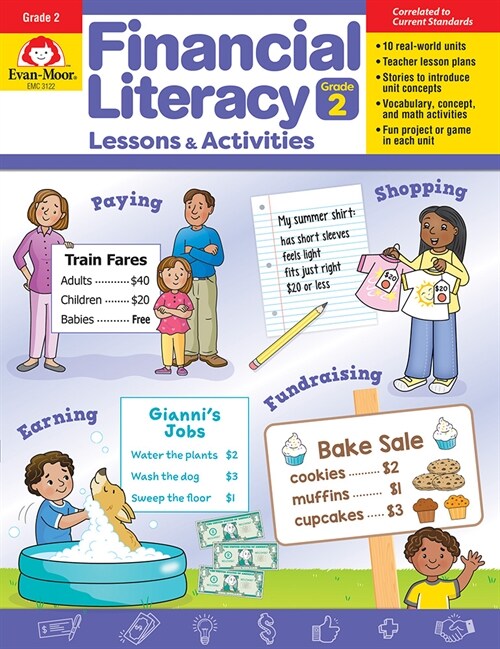 Financial Literacy Lessons and Activities, Grade 2 Teacher Resource (Paperback)