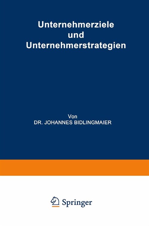 Unternehmerziele und Unternehmerstrategien (Paperback)