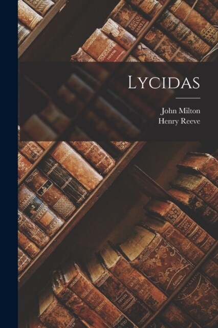 Lycidas (Paperback)