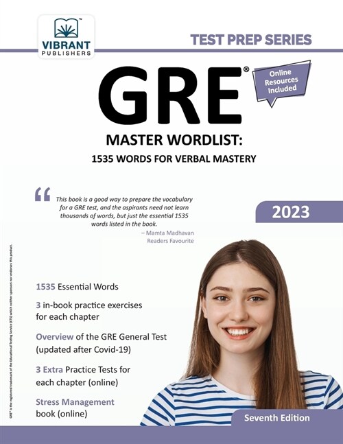 GRE Master Wordlist: 1535 Words for Verbal Mastery (Paperback)