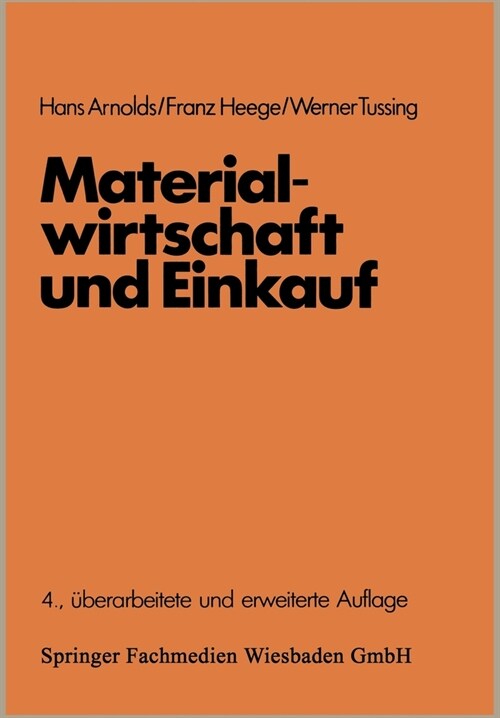 Materialwirtschaft und Einkauf (Paperback)