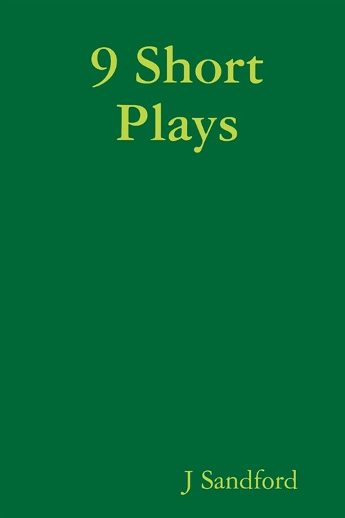 9 Short Plays (Paperback)