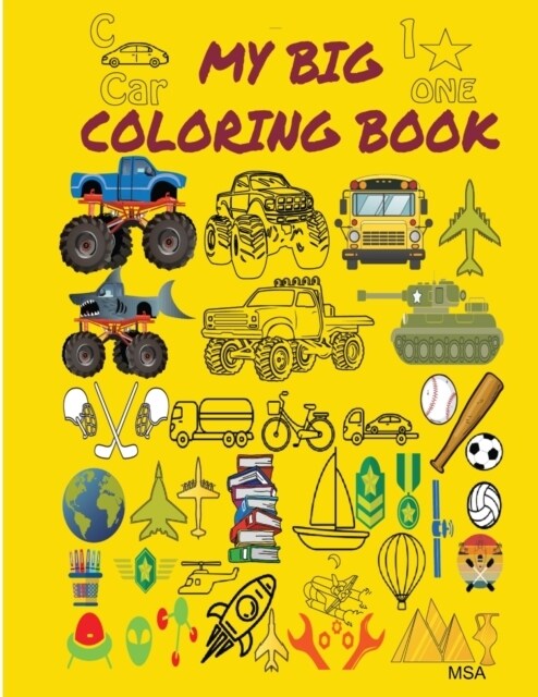 Coloring Book for Boys (Paperback)