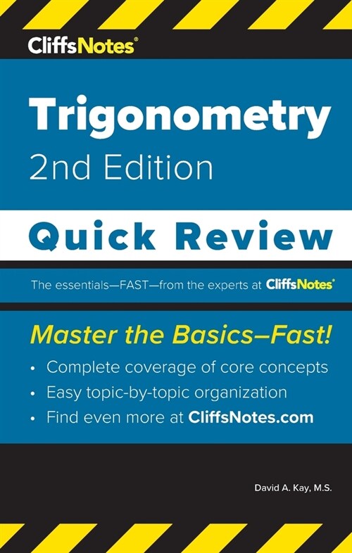 CliffsNotes Trigonometry: Quick Review (Paperback, 2)