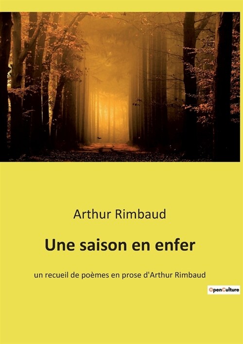 Une saison en enfer: un recueil de po?es en prose dArthur Rimbaud (Paperback)