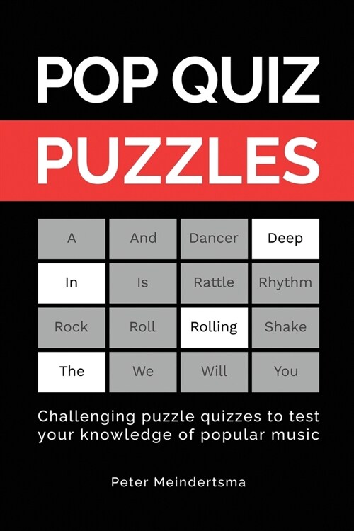 Pop Quiz Puzzles: Challenging puzzle quizzes to test your knowledge of popular music (Paperback)