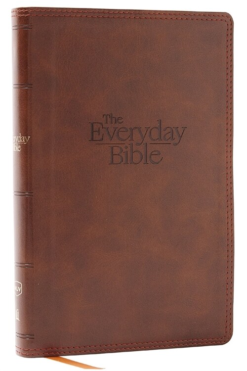 Nkjv, the Everyday Bible, Brown Leathersoft, Red Letter, Comfort Print: 365 Daily Readings Through the Whole Bible (Imitation Leather)