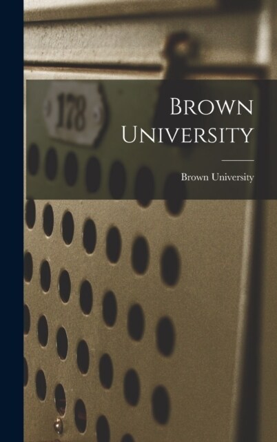 Brown University (Hardcover)
