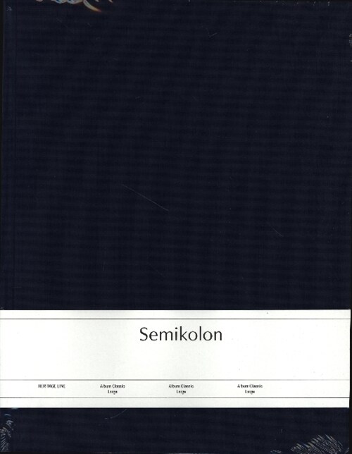 Semikolon Album Classic Large marine (Hardcover)