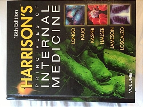 [중고] Harrison‘s Principles of Internal Medicine, Vol 1 (Hardcover, 18th)