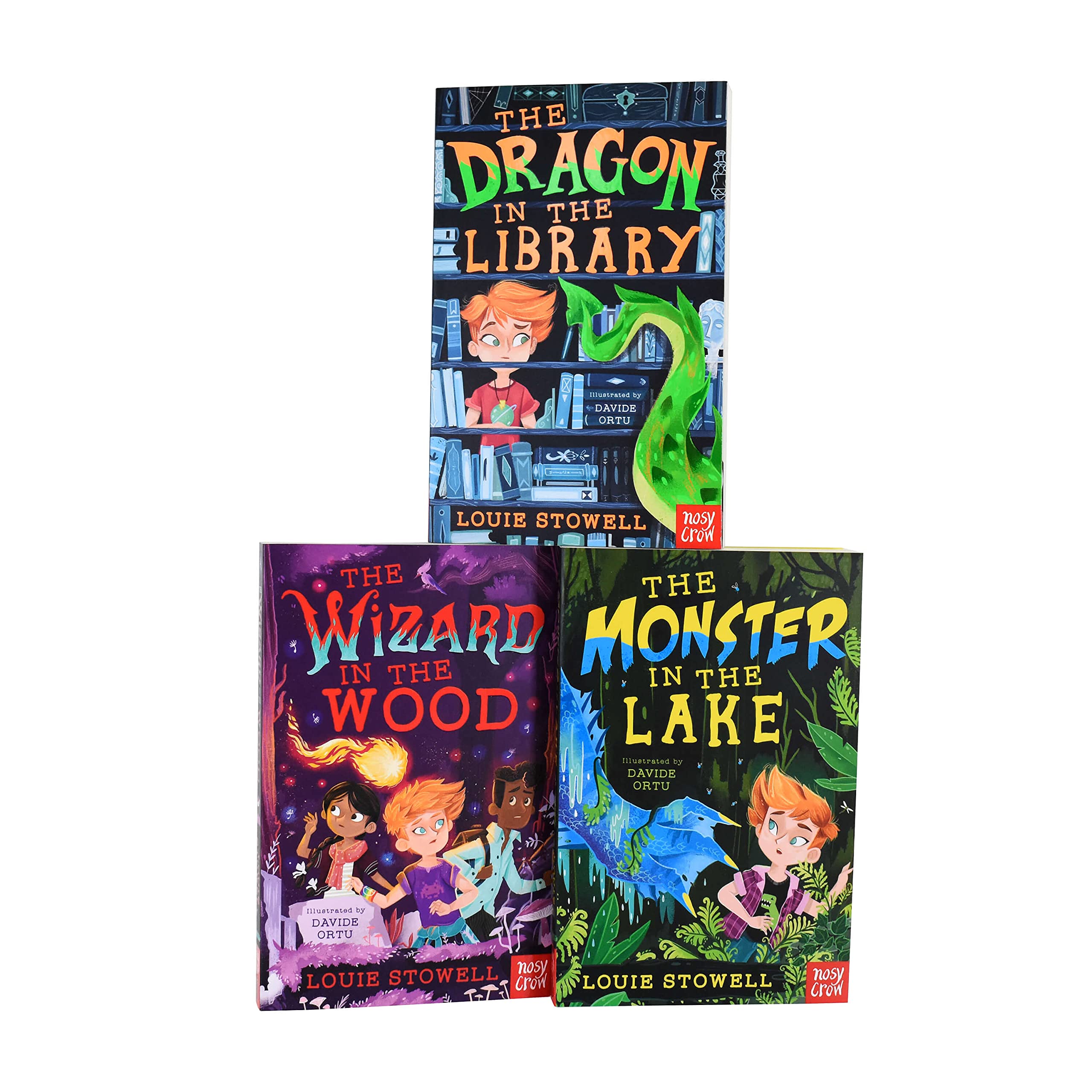 Kit the Wizard The Dragon In The Library Series 3 Books Collection Set (Paperback 3권)