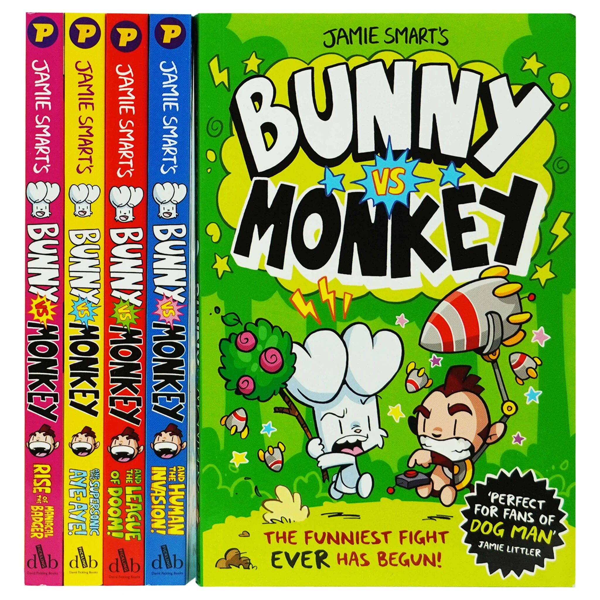 Bunny vs Monkey 5 Books Collection Set (Paperback 5권)
