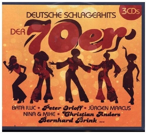 Deutsche Schlagerhits der 70er, 3 Audio-CDs (CD-Audio)