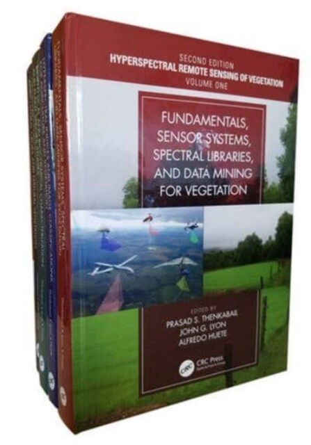 Hyperspectral Remote Sensing of Vegetation, Second Edition, Four Volume Set (Multiple-component retail product, 2 ed)