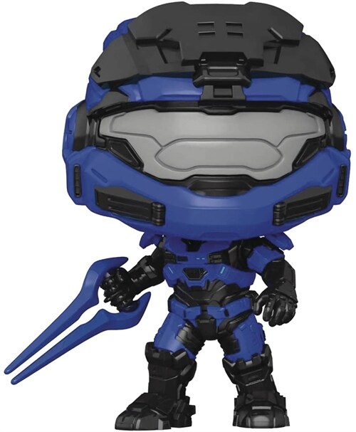Pop Halo Infinite Spartan Mark V with Blue Energy Sword Vinyl Figure (Other)