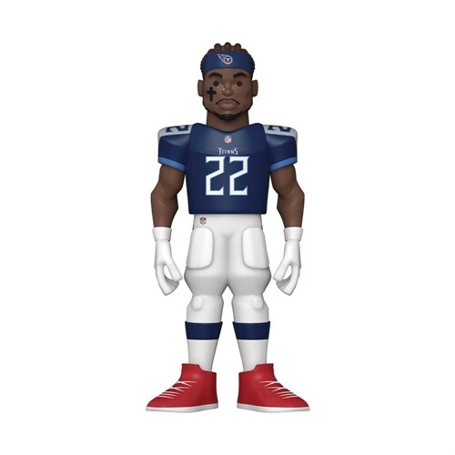 Vinyl Gold NFL Titans Derrick Henry Home Uniform 5 Inch Vinyl Figure (Other)