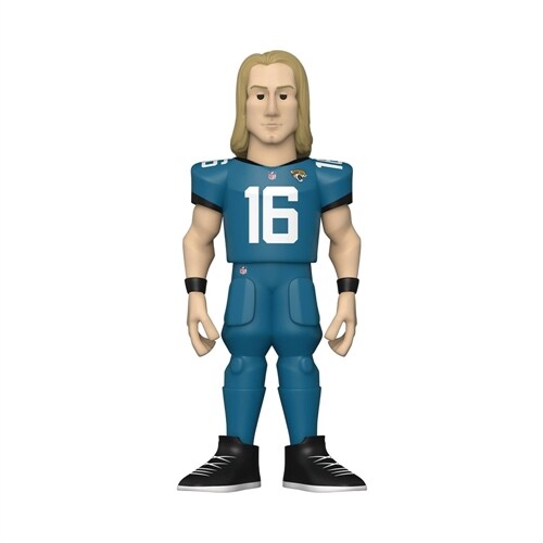 Vinyl Gold NFL Jaguars Trevor Lawrence Home Uniform 5 Inch Vinyl Figure (Other)