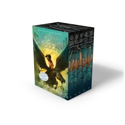 Percy Jackson and the Olympians 5 Book Paperback Boxed Set (W/Poster) (Paperback)