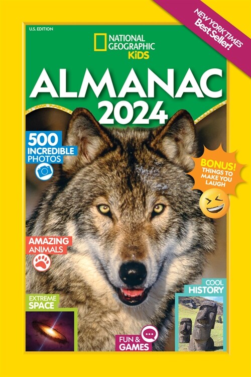 National Geographic Kids Almanac 2024 (Us Edition) (Hardcover)