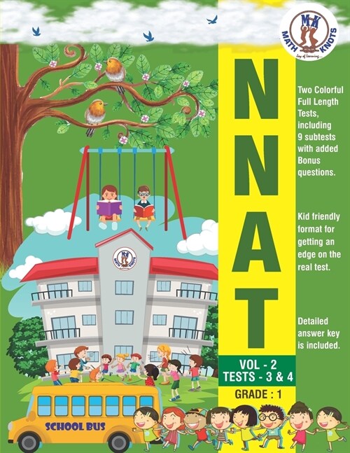 NNAT - Grade 1 - VOL - 2 - TESTS - 3 & 4 (Paperback)