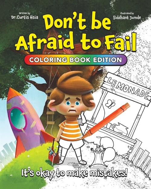 Dont Be Afraid to Fail: Its okay to make mistakes, Coloring Book Edition (Paperback)