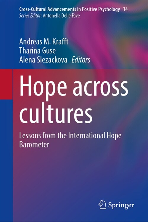Hope Across Cultures: Lessons from the International Hope Barometer (Hardcover, 2023)