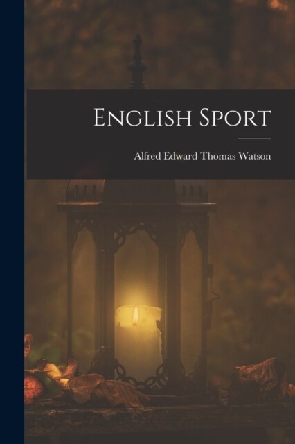 English Sport (Paperback)