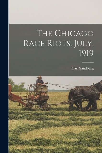 The Chicago Race Riots, July, 1919 (Paperback)