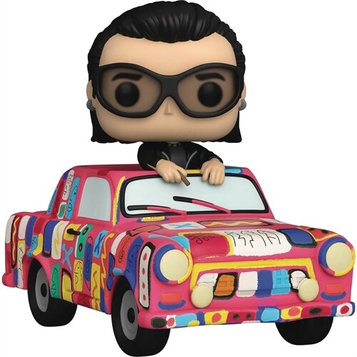 Pop Rides U2 Achtung Baby Car with Bono Vinyl Figure (Other)